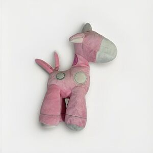 EUC Blankets & Beyond Pink Plush Giraffe Super Soft And Luxurious 10 Inch Lovie